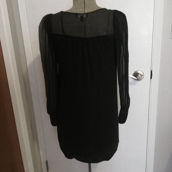 Bebe Little Black Bubble Silk Dress XS - Picture 4 of 11